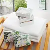 Al por mayor de fábrica Toalla Comprimida de Algodón Viaje Portátil Cinturón Toalla Cuadrada Comprimida Hotel Toalla Cuadrada Blanca Toalla de Baño Comprimida Personalizada