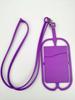 Suporte de cordão de silicone universal para celular Suporte de telefone móvel de silicone Suporte multifuncional para celular Universal Silicone Long Lanyard Holder