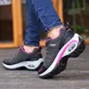 Zapatos de mujer con amortiguación de aire, suela gruesa, bajos, informales, de moda, para primavera