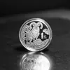 Moneda Conmemorativa de los 100 Millones del Año de la Oveja Regalo, Oveja del Zodiaco de Año Nuevo, Meta Pequeña para Ganar 100 Millones, Medalla Conmemorativa, Regalo Inspirador, Moneda Dura