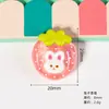 Componentes de acessório de resina de frutas e animais de desenho animado, adesivos transparentes brilhantes para capa de celular com cola cremosa DIY, materiais para acessórios de cabelo