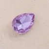 50 Piezas/Paquete de Pedrería Irregular con Base Plateada, Pedrería de Vidrio Forma de Gota de Agua para Bolsos, Accesorios para el Cabello, Decoraciones de Ropa y Accesorios con Base de Punta