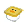 Tigela para Comida de Bebê Resistente a Alto Boro, Cozinhável no Vapor, com Tampa, Tigela Infantil, Recipiente Hermético para Armazenamento, Caixa de Conservação de Vidro, Recipiente para Comida de Bebê