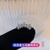 Pendiente de aleación de titanio F136 siete caballos ojo corona clavo de cartílago labio G23 titanio cuerpo joyería para perforar fabricantes al por mayor