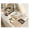 Mantel individual desechable moderno simple antiquemaduras con aislamiento térmico, tapete de cocina para escurrir, mantel individual absorbente de tierra de diatomeas, outlet de fábrica