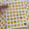 Suministro del Fabricante 48 QQ Expresión Divertidos Creativos Recuerdos Manzana emoji Pegatina