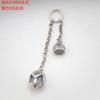 Plata de ley S925 soporte de codo de bambú para flores borla colgante accesorios vintage cuentas espaciadoras desgastadas escala DIY materiales hechos a mano