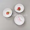 Yiwu comércio exterior prato redondo pequeno porcelana melamina louça redondo 2,5 polegadas 3,5 polegadas decalque pratinho prato de molho de soja prato de vinagre