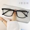 1328 nuevo marco óptico negro TR90 espejo plano espejo plano tendencia de moda con personalidad marco de gafas al por mayor