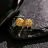 Accesorios de Cuentas Florales Caladas de Cuatro Caras Bañados en Oro de Plata S925 Completamente Cubiertos Accesorios de Cuentas Sueltas para Pulsera de Joyería Hecha a Mano DIY