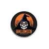 Halloween Transfronteiriço Ceifador Caveira Chapéu de Mago Insígnia Retro Americano Horror Liga Broche Acessório de Feriado