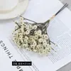 Ramo Artificial de Gipsófila de Colores Otoñales para Bodas, Ramo de Novia, Arreglos Florales de Oficina, Flores Artificiales de Plástico Transfronterizas