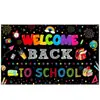 2026 Temporada de Regreso a Clases Transfronteriza Tela de Fondo para Decoración de Apertura Escolar Banderines Colgantes para Fiesta Pancarta de Temporada de Regreso a Clases Cortina de Puerta Bandera Tela de Fondo