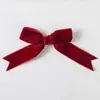 Accesorios de cinta de lazo 86 puntos corbata de cintura de 2 cm cinta de terciopelo decorativa roja cinta de seda pequeña producto semiacabado
