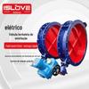 Coletor de Pó Industrial Tubulação Válvula Borboleta Elétrica Especial de Ventilação Válvula Borboleta Elétrica à Prova de Explosão Grande Quantidade Tratamento Preferencial
