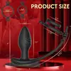 Masajeador Vibrador Oscilante de Próstata para Hombres, Tapón Anal con Control Remoto por App, Tapón Anal Telescópico con Control Remoto para Usar