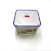 Caja de plástico transparente cuadrada para conservación de alimentos, para refrigerador y congelador, gruesa y sellada, ideal para el hogar.