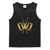 Roupas de Verão Chad Wild Clay Colete Infantil Camisa Básica Casual Absorvente de Suor Doce Camiseta Regata Infantil