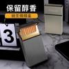 Focus Fine Smoke Cigarette Box 20 unidades Long Alumínio Liga Flip Metal Cigarette Box Fine Cigarette Box Masculino Pacote Inteiro