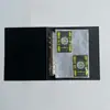 Álbum de Tarjetas de 6 Agujeros de 3 Pulgadas con Cuatro Ranuras Adecuado para Álbumes de Tarjetas de Dibujos Animados, Cuadernos de Hojas Sueltas para Fotos, Álbumes de Tarjetas de Colección, Carpetas A5