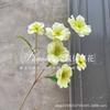 Estilo Europeo 6 Flores de Mariposa Peonía Azalea Flores de Boda Accesorios de Fotografía Decoración Flor Artificial Hecha a Mano Arreglo Floral