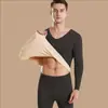 Conjunto de Roupa Íntima Térmica Sem Costura com Forro de Lã para Homens e Mulheres em Vermelho para o Ano de Nascimento, Conjunto de Roupa Íntima Térmica para Casal Lado Ab Derong