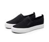 Comércio exterior em estoque exportação sapatos vulcanizados modernos de sola grossa básica entrega de peça única mocassins slip-on de cano baixo