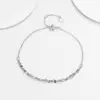 Prata Esterlina S925 Corrente de Lábios Pulseira de Camada Dupla Joia Elegante de Nicho Estilo Versátil para Empilhar Joia de Mão Acessórios Simples para Mulheres