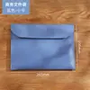 Bolsa para Archivos Magnética de Cuero A4 al por Mayor Bolsa de Almacenamiento de Gran Capacidad Bolsa para Archivos A5 de Cuero PU Bolsa para Información de Reuniones de Oficina de Negocios