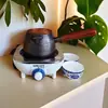 Olla Gruesa de Cobre Justo Olla de Cobre Puro Hecha a Mano Tetera de Cobre del Noroeste Estufa de Té Tetera de Gansu Calentador de Agua Eléctrico