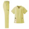 Batas Quirúrgicas para Hombres y Mujeres, Uniformes de Enfermera Dental, Uniformes Quirúrgicos para Sala de Operaciones, Pantalones Largos de Manga Corta, Ropa de Trabajo Fina de Secado Rápido