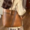 Saco retrô tote para mulheres 2023 nova moda Coreia do Sul commuter bag all-matching ins bolsa de ombro de grande capacidade