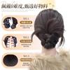 Anel de cabelo com penas de galinha Marubeni, cabeça alta, clipe de agarrar, cabeça de botão de flor, artefato, cabeça traseira, estrela, mesma peruca, bolsa de cabelo