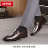 [Couro genuíno] sapatos de couro masculinos business casual slip-on respiráveis para meia-idade e idosos sapatos de sola macia sapatos de pai