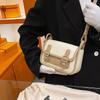Bolso Cambridge de Nicho Francés para Mujer 2023 Nueva Moda Color Contraste Bolso Cuadrado Pequeño Bolso de Axila Bolso Bandolera de Hombro Combinable