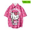 Camisa Casual de Verano Unisex con Estampado Digital de Hello Kitty, Moderna, Estilo Hawaiano de Manga Corta, Camisa de Manga Corta de Amazon