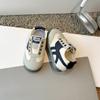Tênis Infantil Moda Masculina Cano Baixo Sapatos de Skate 2024 Primavera e Outono Novos Sapatos Casuais para Bebê Meninas com Solado Macio Antiderrapante