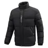 Abrigo de hombre otoño e invierno 2024 nuevo chaqueta acolchada de algodón con solapa chaqueta corta acolchada de algodón chaqueta acolchada de algodón con plumas engrosadas algodón Rong comercio exterior transfronterizo para hombre