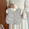 Colete de Penas para Meninas Outono e Inverno, Colete Leve e Quente de Penas de Pato Branco Classe A para Bebês, Roupa para Passeio de Bebê