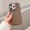 Funda para Teléfono con Textura de Cuero de Manzana con Ranura para Tarjeta Adecuada para iPhone 16 Pro Max, Funda de Teléfono de Lujo de Gama Alta con Soporte para Tarjetas