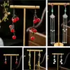 [Selección Premium] Pendientes de Perlas con Forma de Gota de Aceite de Jade Imitación Estilo Chino Nuevo Pendientes Retro con Borlas de Gota de Agua Accesorios Simples Hanfu para Mujeres