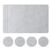 Mantel Individual Cuadrado de Cuero a Cuadros Estilo Western de PVC Mantel Tejido Estilo Chino para Mesa de Comedor Resistente al Calor Posavasos Simple Hecho a Medida
