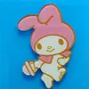 Broche de Acrílico Estrellas Gemelas Harajuku Insignia de Dibujos Animados Accesorios para Bolsos Estilo Carcasa de Teléfono DIY Lazo
