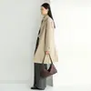 Bolso cruzado para debajo del brazo para mujer con un toque de alta gama, piel genuina de curtición vegetal de nicho, Bolso hobo tipo dumpling de hombro de verano