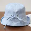 Sombrero de Pescador de Moda y Estilo para Mujer Verano 2026, Sombrero para el Sol con Protección UV, Adelgazante del Rostro, Ala Curvada, Sombrero de Cubo de Ala Ancha