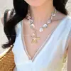 Collar de Estrella de Mar Irregular para Mujer, Diseño Único, Accesorio de Cadena para Clavícula a la Moda, Pulsera Apilable Nuevo Estilo 2025