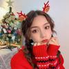 Joyas para el Cabello de Navidad con Astas Tocado Orejas de Alce Pin de Ciervo Accesorios para el Cabello Niños Mujeres Lindo Clip de Celebridad de Internet