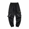 Overol para Hombre Primavera y Verano Nuevo Ins Marca de Moda para Hombre Holgado Talla Grande Pantalones de Nueve Puntos con Lazo en la Pierna Versátiles Deportivos Casuales
