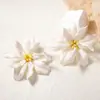Brincos de Design de Moda com Personalidade Exagerada Transfronteiriços Estilo Boêmio Flor Grande Tridimensional Brincos com Pino de Prata para Mulheres