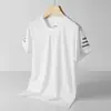 Camiseta de Verano de Secado Rápido para Hombre de Seda de Hielo Delgada Transpirable Cuello Redondo Manga Corta Ropa Deportiva para Correr Fitness para Mujer Transpirable de Secado Rápido